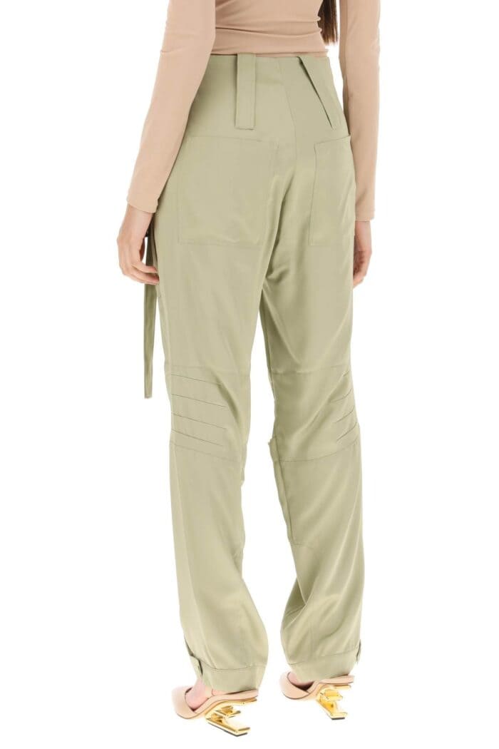 Fendi Satin Cargo Pants