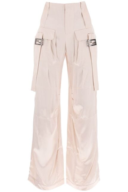 Fendi Satin Cargo Pants