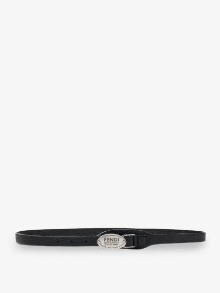 Fendi Selleria Cuoio Romano Leather Belt