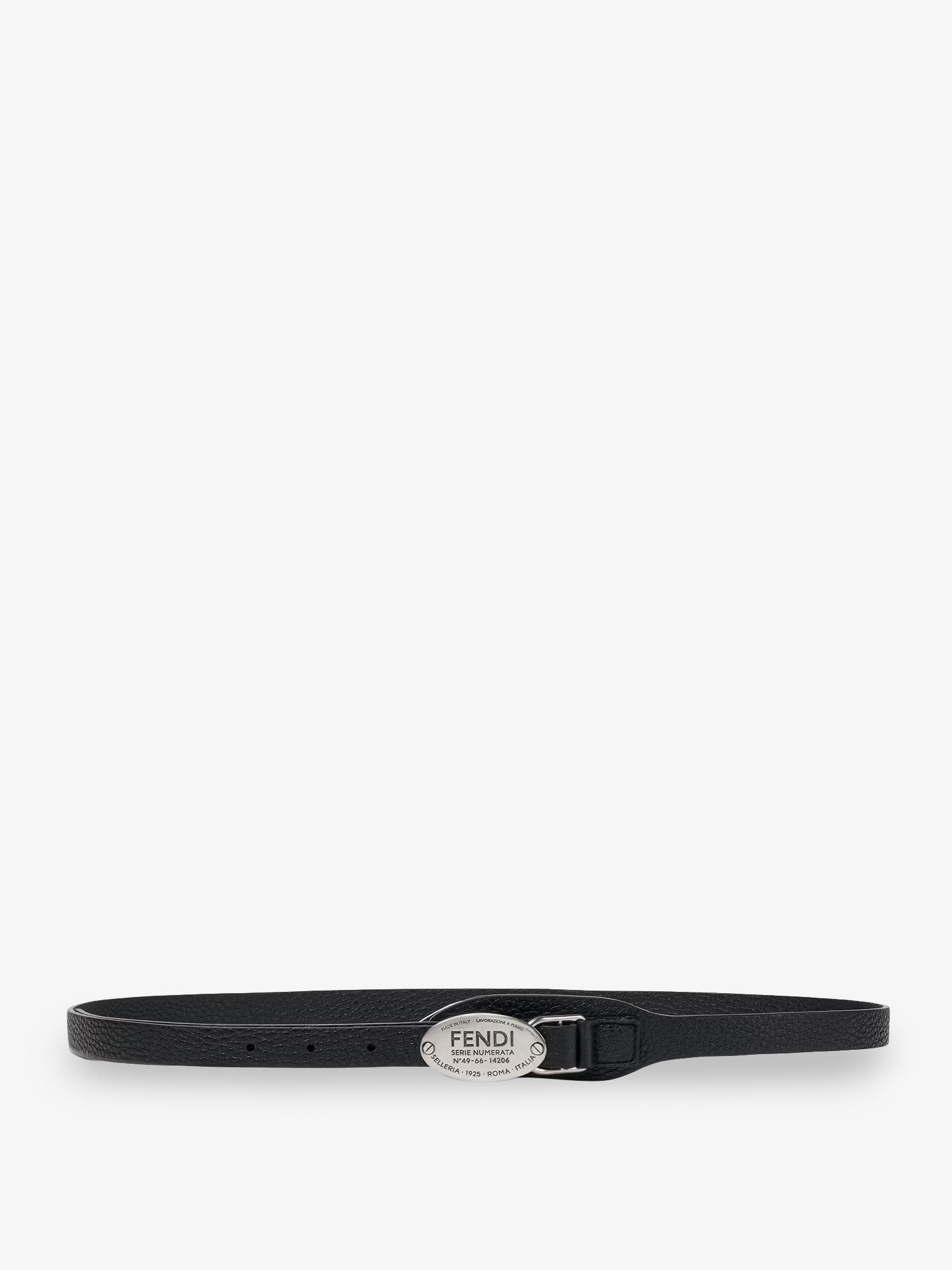 Fendi Selleria Cuoio Romano Leather Belt