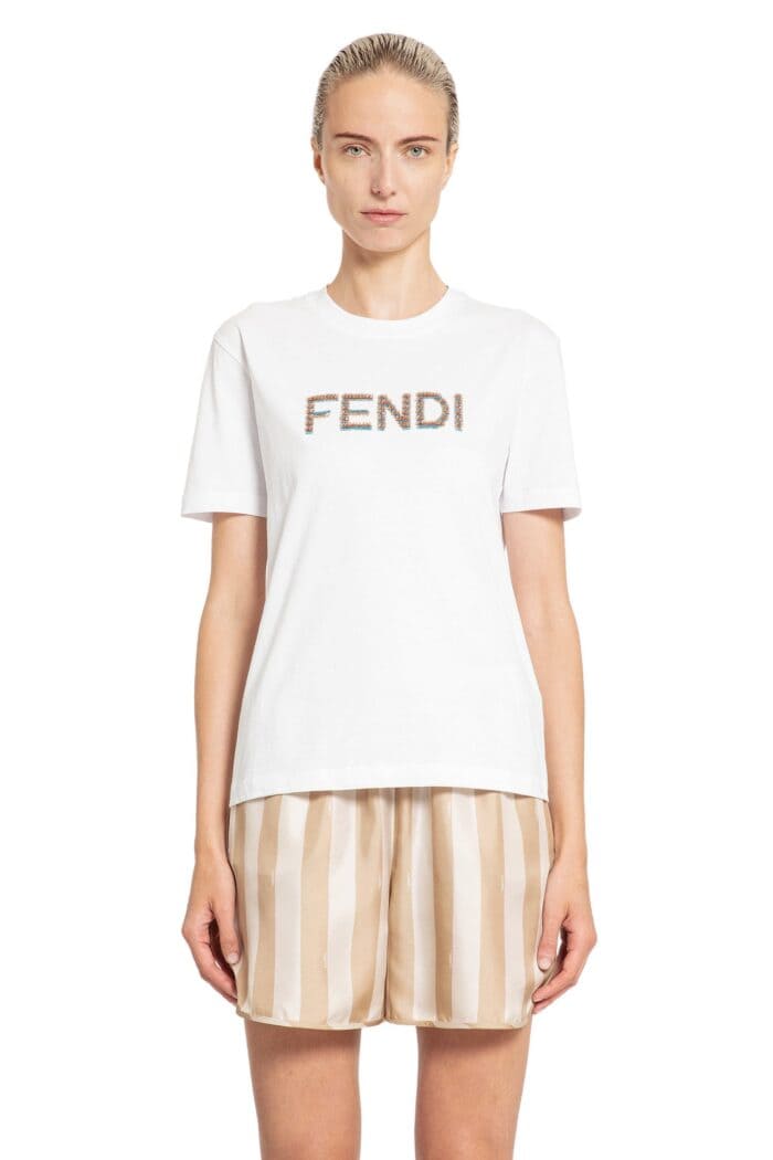 FENDI Sequin Logo T-shirt