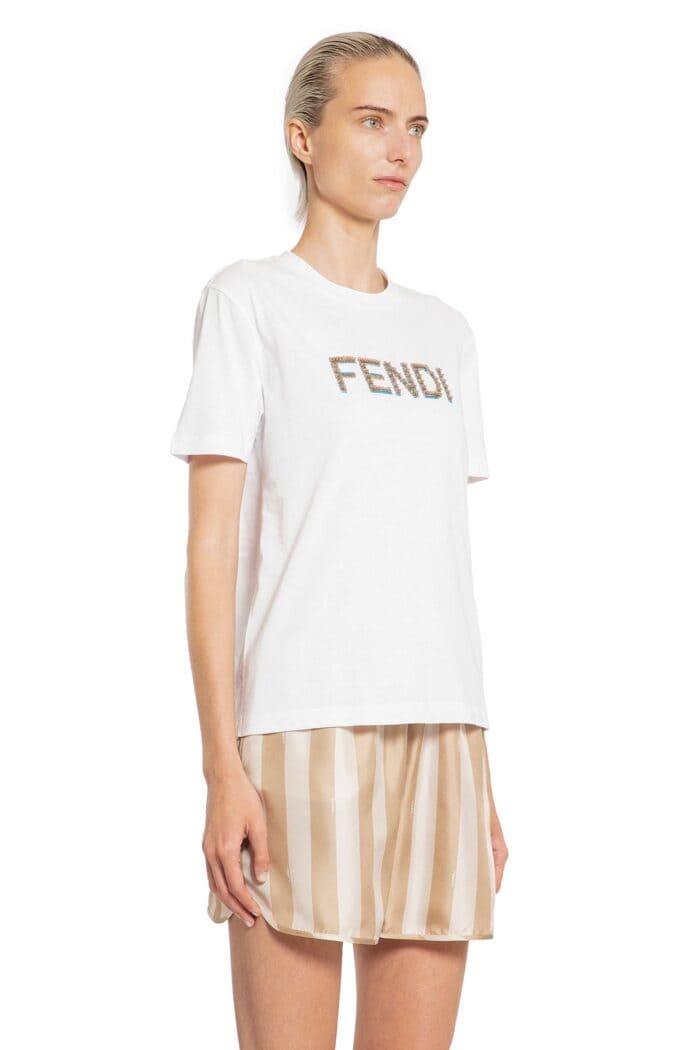 FENDI Sequin Logo T-shirt