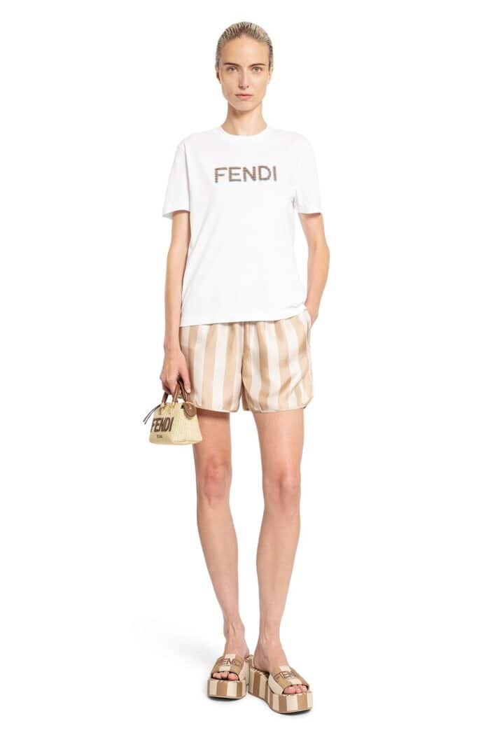 FENDI Sequin Logo T-shirt