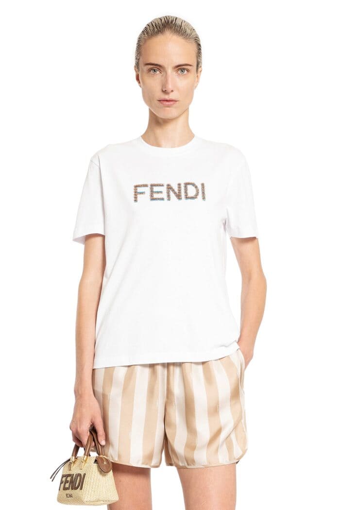 FENDI Sequin Logo T-shirt