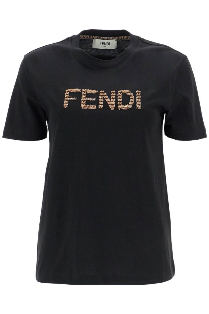 FENDI Sequin T-shirt With