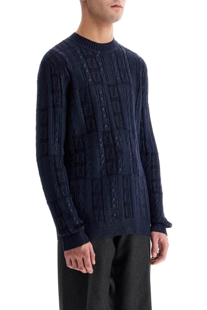 FENDI 'shiny Yarn Ff Pullover