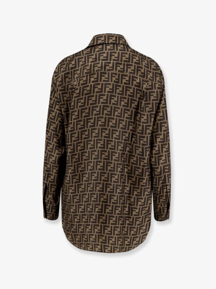 Fendi Silk Shirt With FF Motif