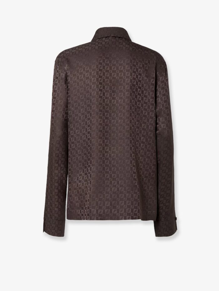 Fendi Silk Shirt With FF Motif