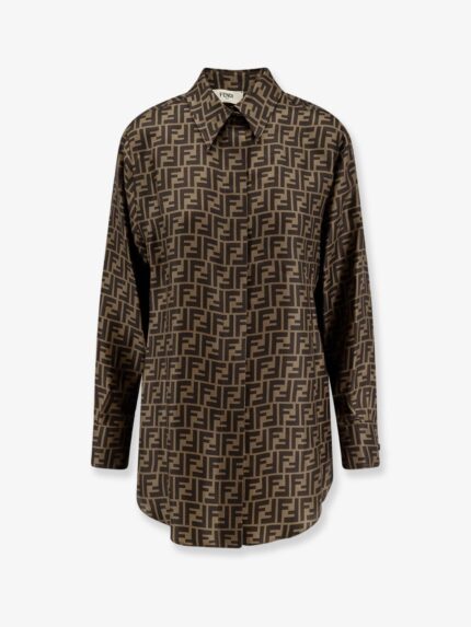 Fendi Silk Shirt With FF Motif