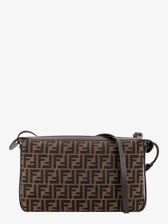 Fendi Simply Medium FF Jacquard Fabric Crossbody Bag