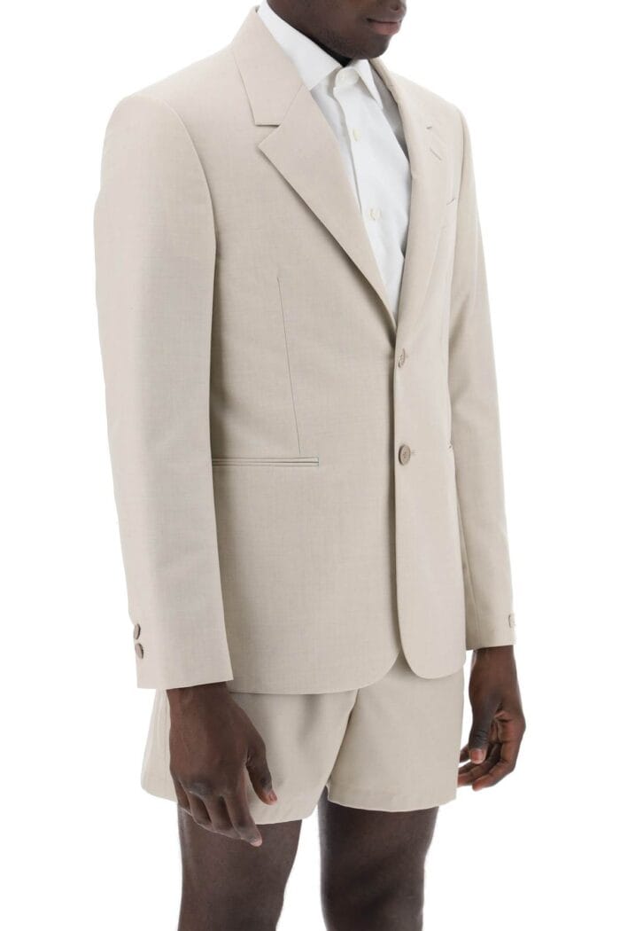 FENDI Single-breasted Wool Blazer