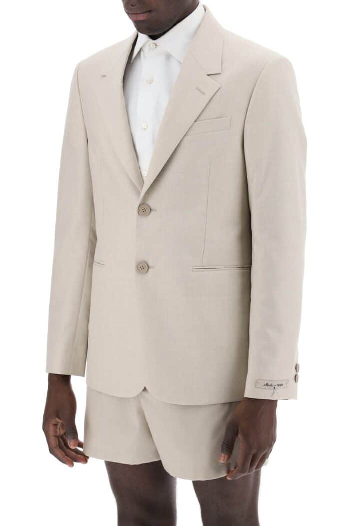 FENDI Single-breasted Wool Blazer