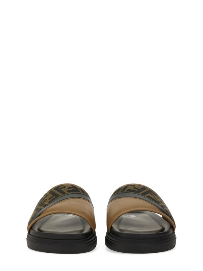 Fendi SLIDE SANDAL "DIAGONALS"