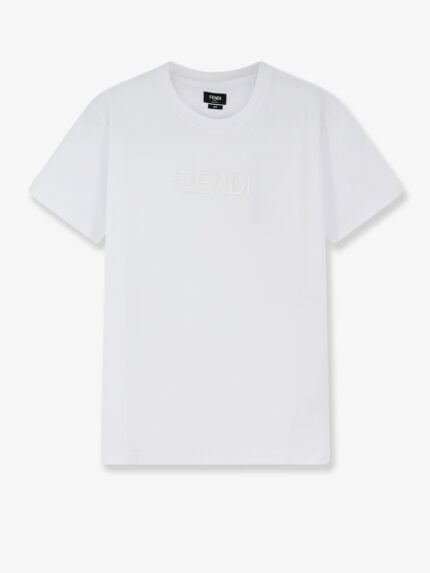 Fendi Slim Fit Cotton T-shirt