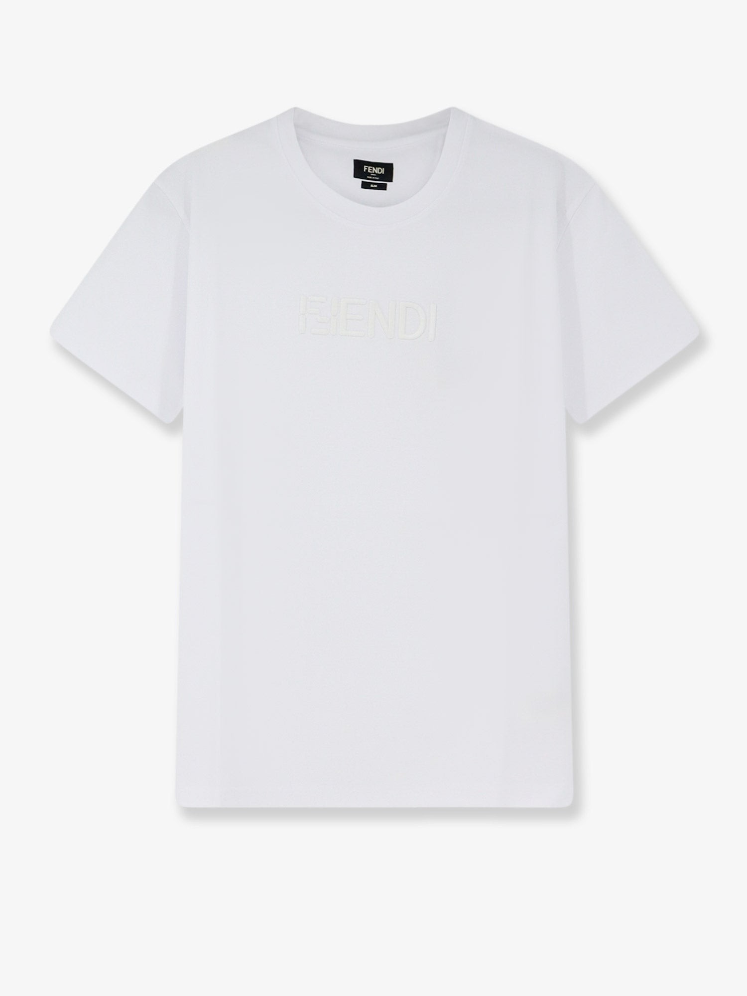 Fendi Slim Fit Cotton T-shirt