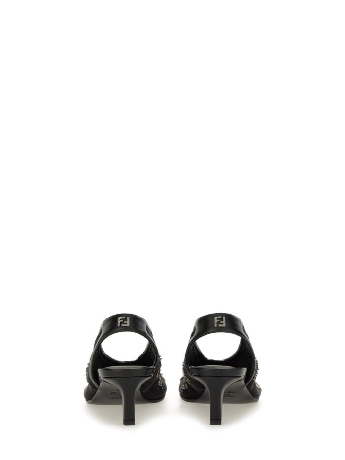 Fendi SLINGBACK WITH EMBROIDERY