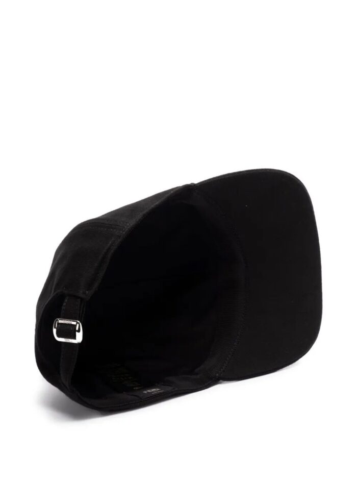 Fendi Stretch Cotton Baseball Hat With Logo Embroidery