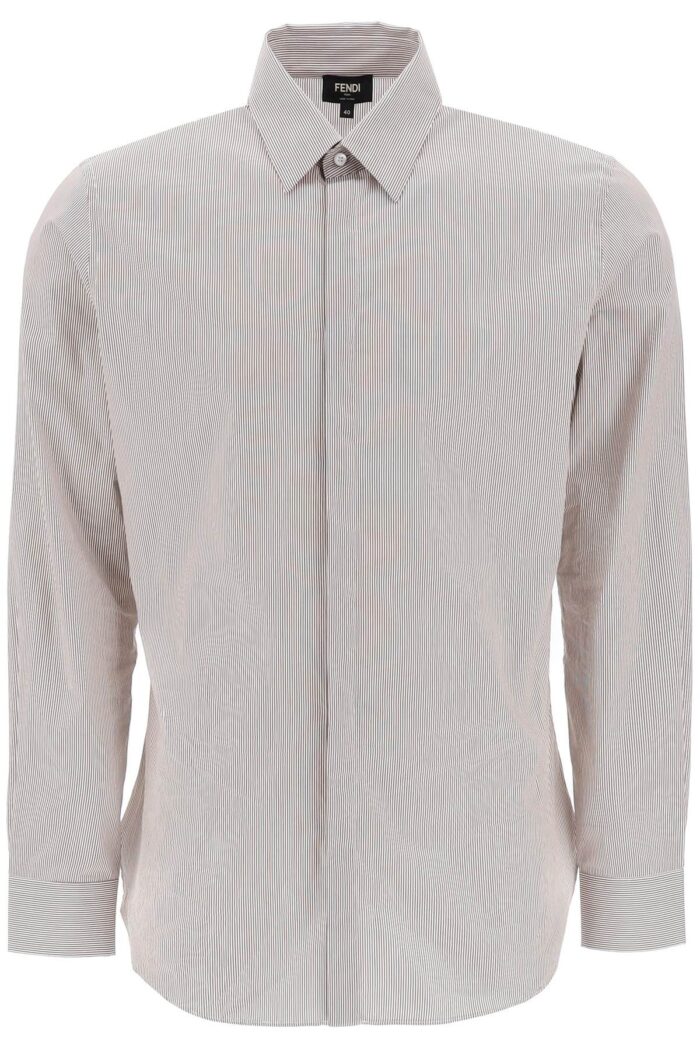 FENDI Striped Cotton Shirt