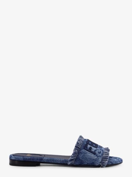 Fendi Sunshine Denim Slides
