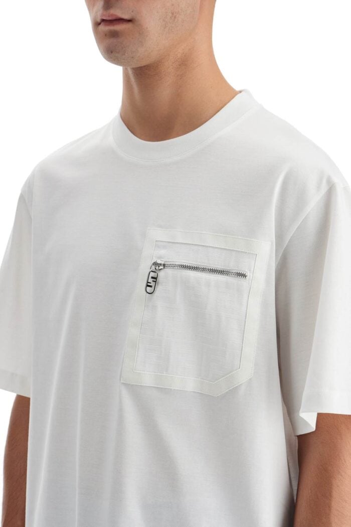 FENDI T-shirt With Ff Pocket