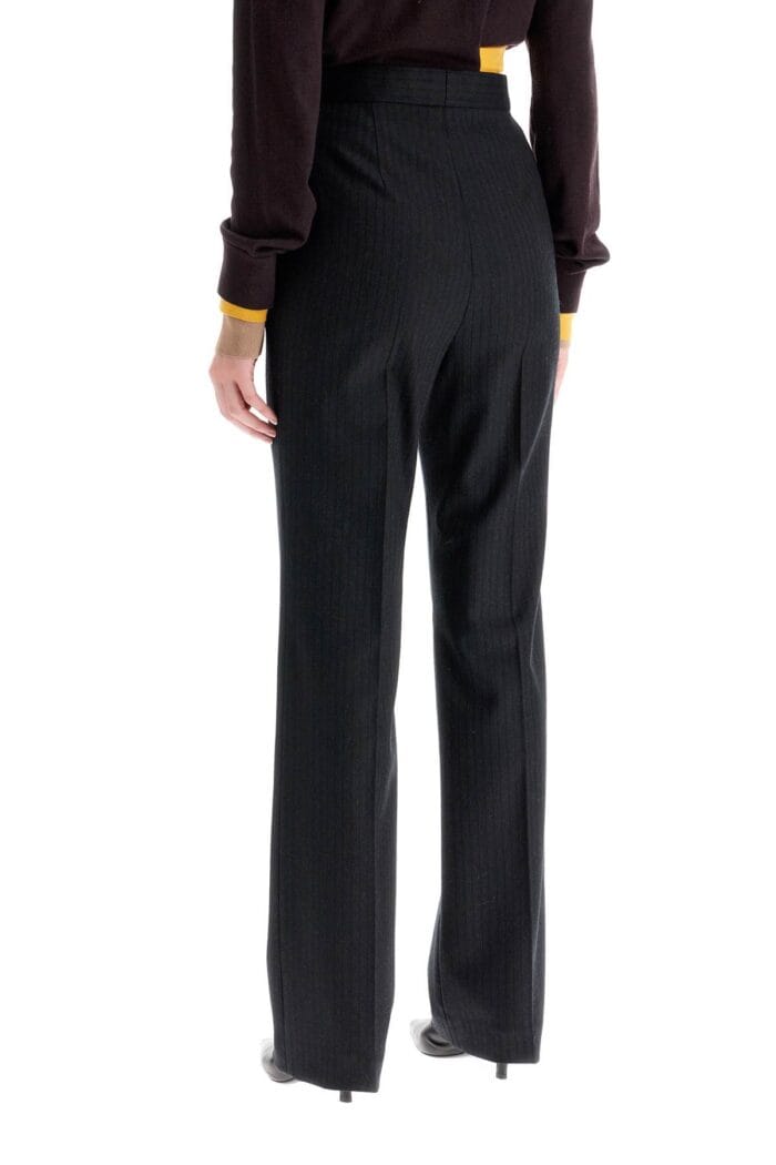 FENDI Tailored Wool Pinstripe Trousers