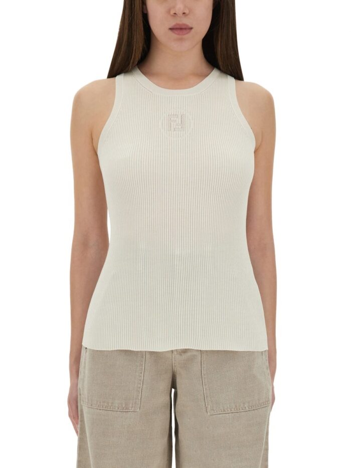 fendi tank top with logo Fendi TANK TOP WITH LOGO