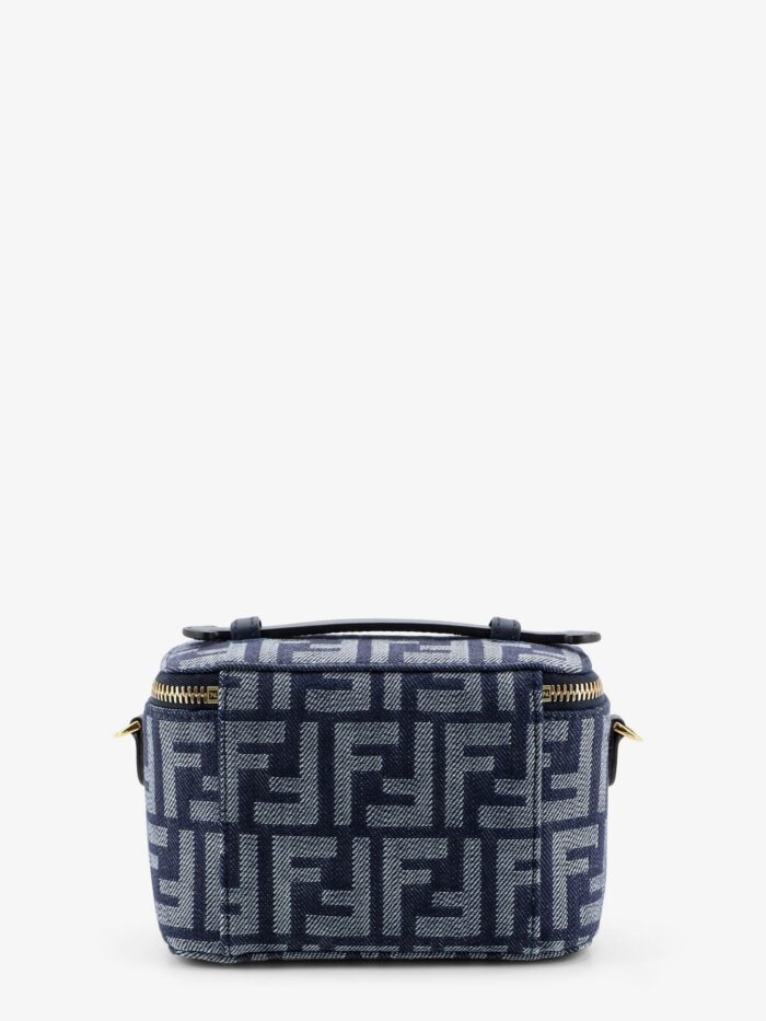 Fendi Vanity Denim-effect FF Jacquard Minibag