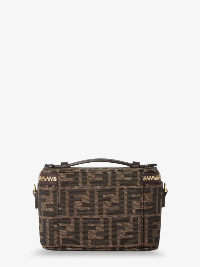 Fendi Vanity FF Jacquard Fabric Shoulder Bag