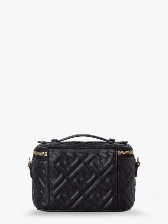 Fendi Vanity Leather Shoulder Bag With FF Motif