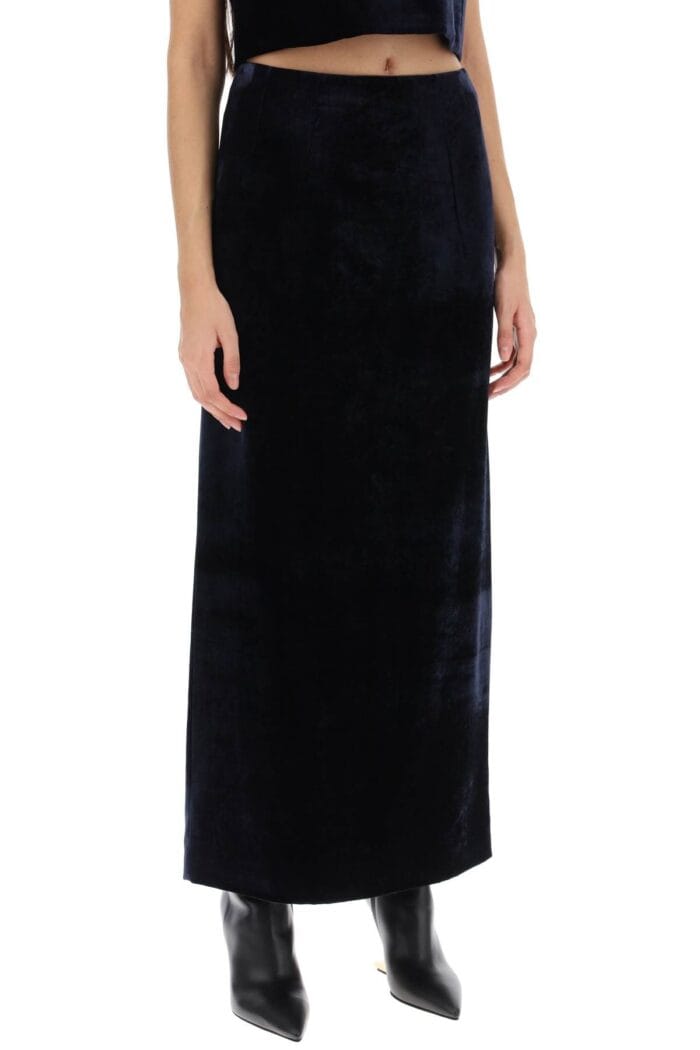 FENDI Velvet Maxi Skirt