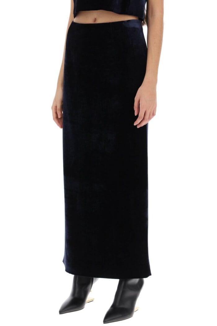 FENDI Velvet Maxi Skirt