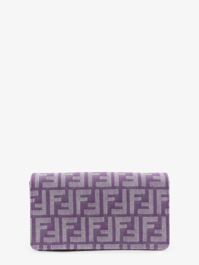 Fendi Wallet On Chain Baguette FF Fabric Crossbody Bag