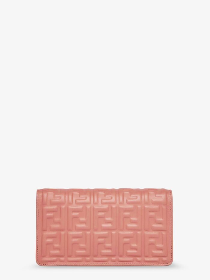 Fendi Wallet On Chain Baguette Leather Bag