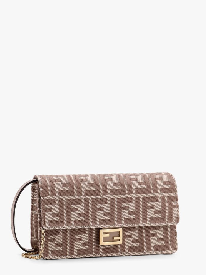 Fendi Wallet On Chain Baguette With Shoulder Strap