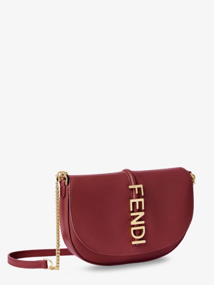 Fendi Wallet On Chain Fendigraphy Leather Crossbody Bag