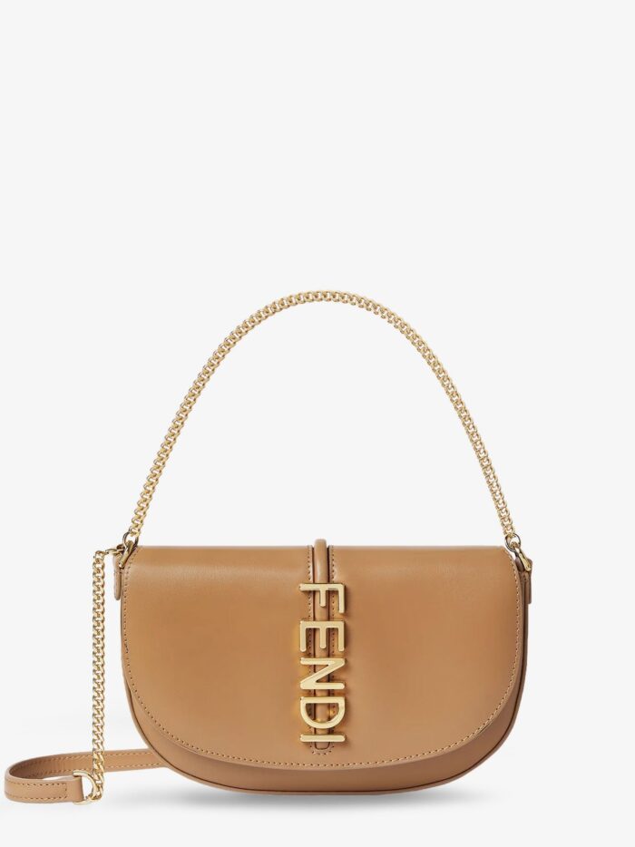 Fendi Wallet On Chain Fendigraphy Leather Shoulder Bag