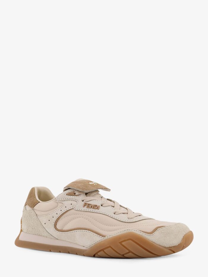 Fendi Wave Pulse Suede Sneakers