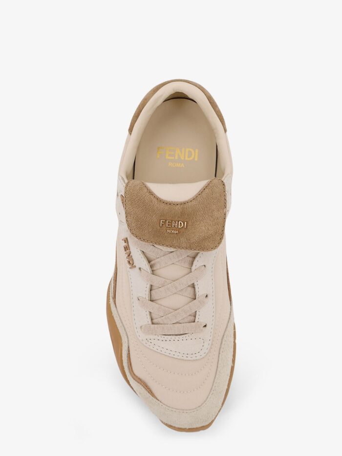 Fendi Wave Pulse Suede Sneakers