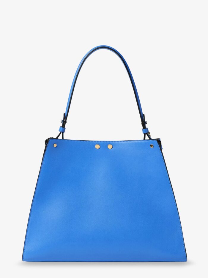 Fendi Way Medium Leather Shoulder Bag With Contrasting Lining
