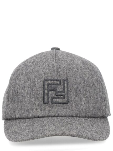 Fendi WOOL AND CASHMERE BASEBALL HAT