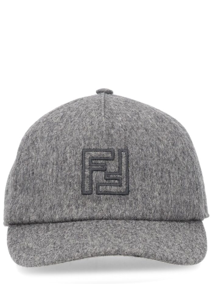 Fendi WOOL AND CASHMERE BASEBALL HAT