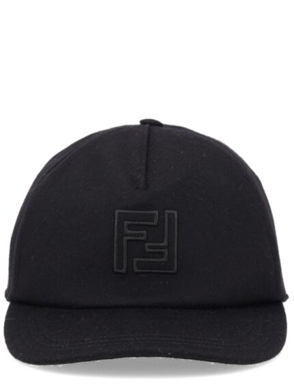 Fendi WOOL AND CASHMERE BASEBALL HAT