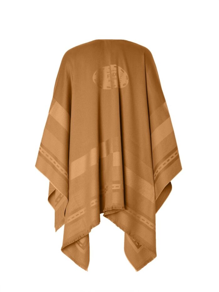Fendi WOOL AND CASHMERE PONCHO