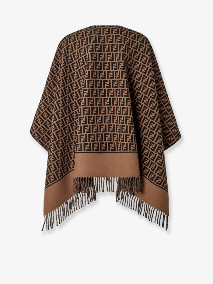 Fendi Wool And Cashmere Poncho