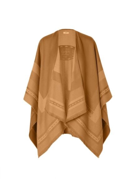 Fendi WOOL AND CASHMERE PONCHO