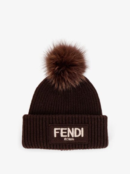Fendi Wool Beanie Hat
