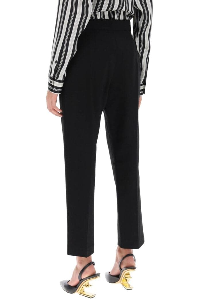 FENDI Wool Crepe Trousers