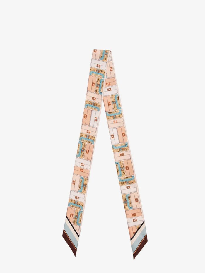 Fendi Wrappy Multicolor Silk Bandeau