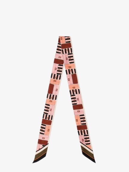 Fendi Wrappy Multicolor Silk Bandeau