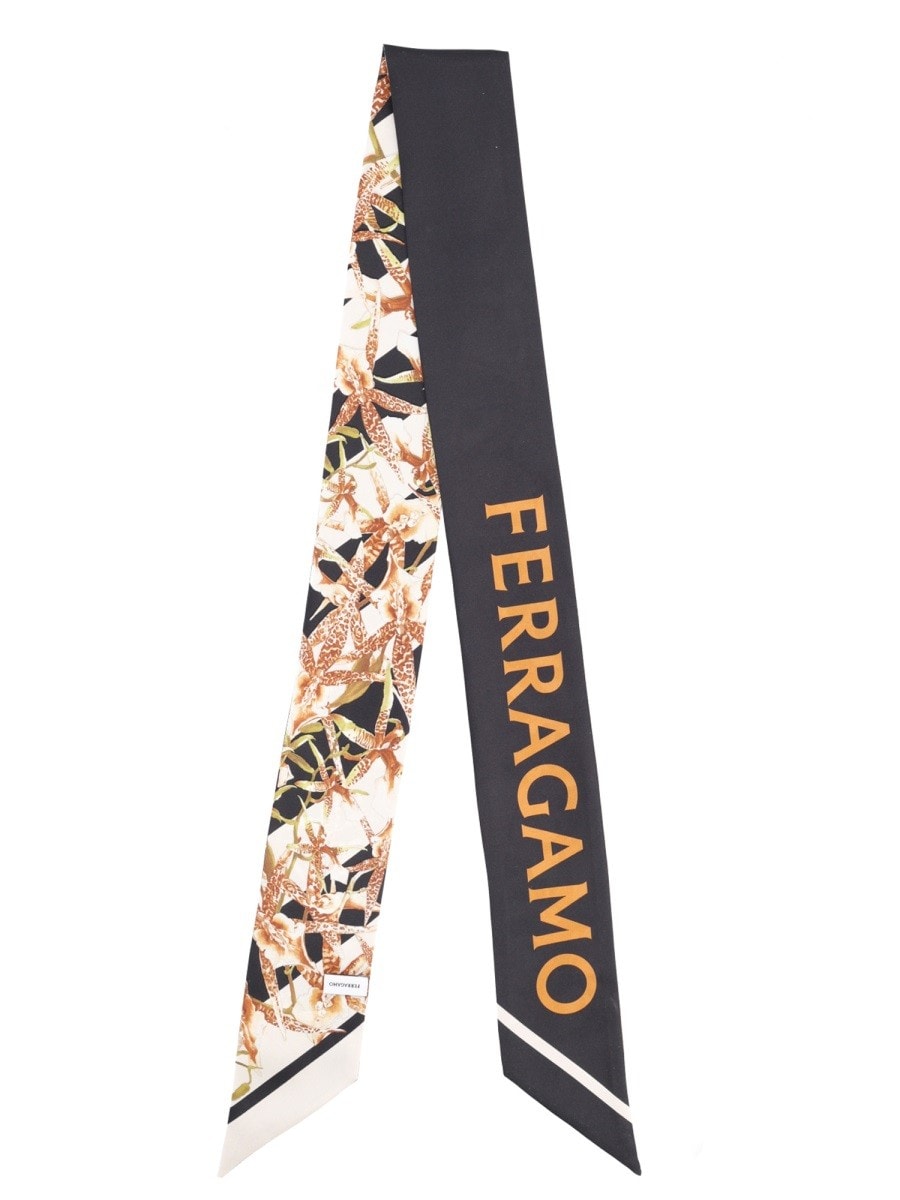 Ferragamo BANDEAU WITH "BLOOM" PRINT